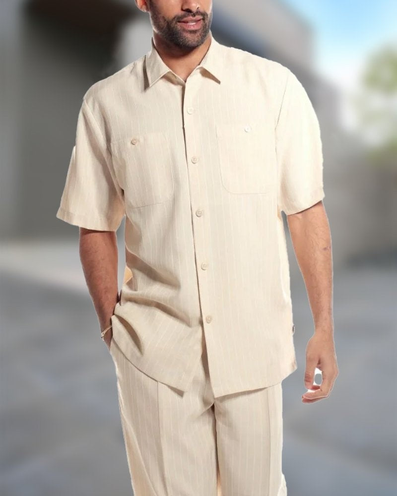 Spring And Summer Leisure Beach Style Shirt Outfit Men