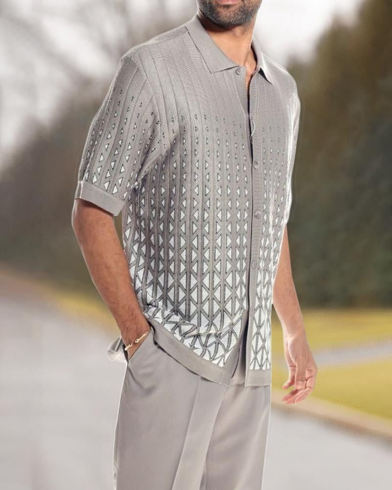 Spring And Summer Leisure Beach Style Shirt Outfit Men
