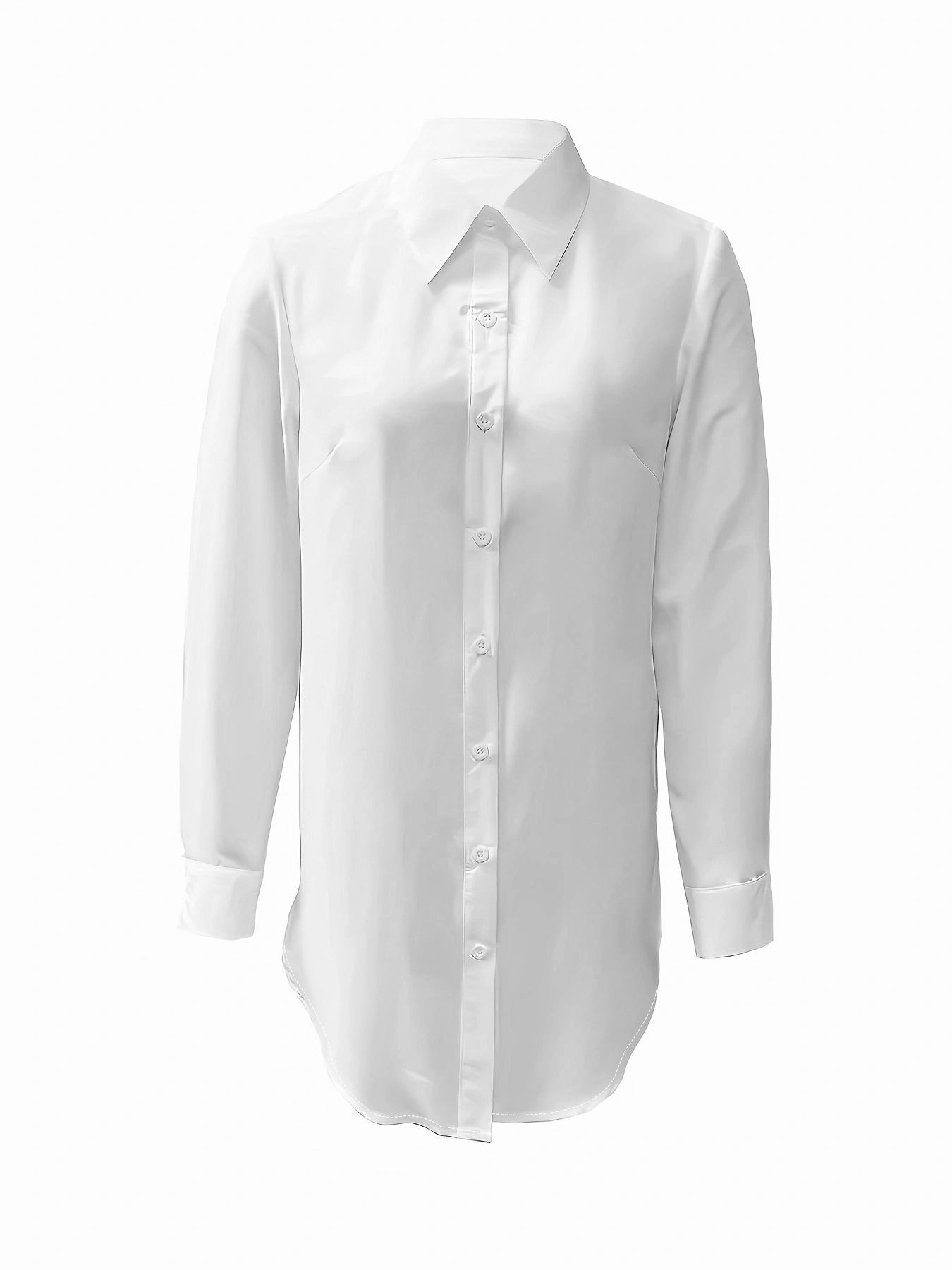 Long And Simple Casual Shirts Can Be Worn In Four Seasons.