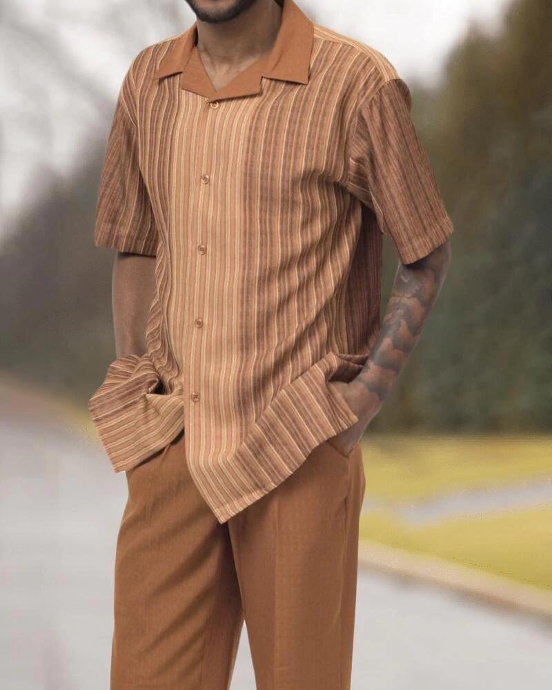 Spring And Summer Leisure Beach Style Shirt Outfit Men